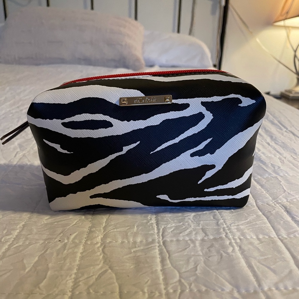 New Stella & Dot Zebra Pouf
